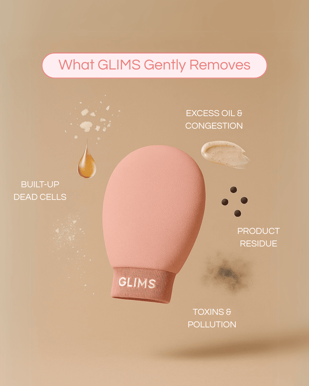 GLIMS Exfoliating Gloves