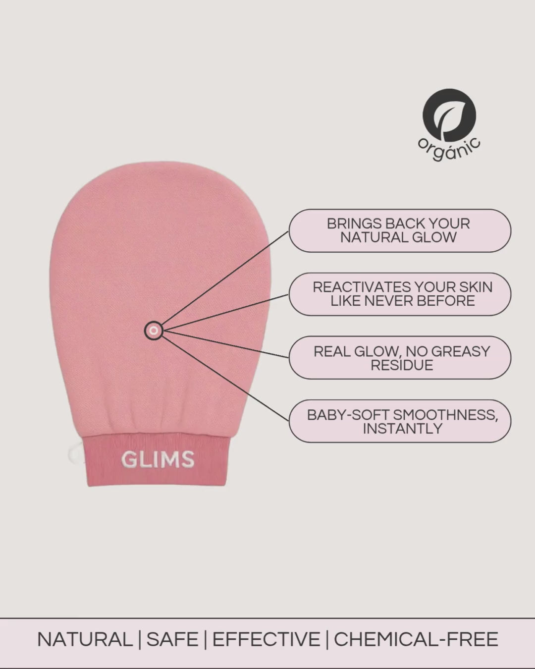 GLIMS Exfoliating Gloves